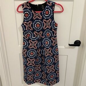 Taylor for A Pea in the Pod Maternity Dress XS Pink  Patterned Sleeveless Sheat